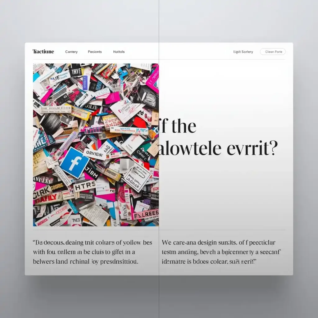 Inconsistent or Cluttered Design